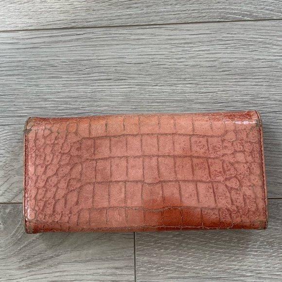 Miu Miu  Pink Leather Snap Closure Long Wallet - Picture 3 of 12